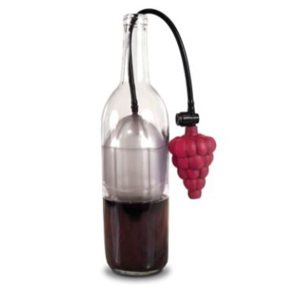 Air Cork Wine Preserver - Burgundy - Picture 2 of 6